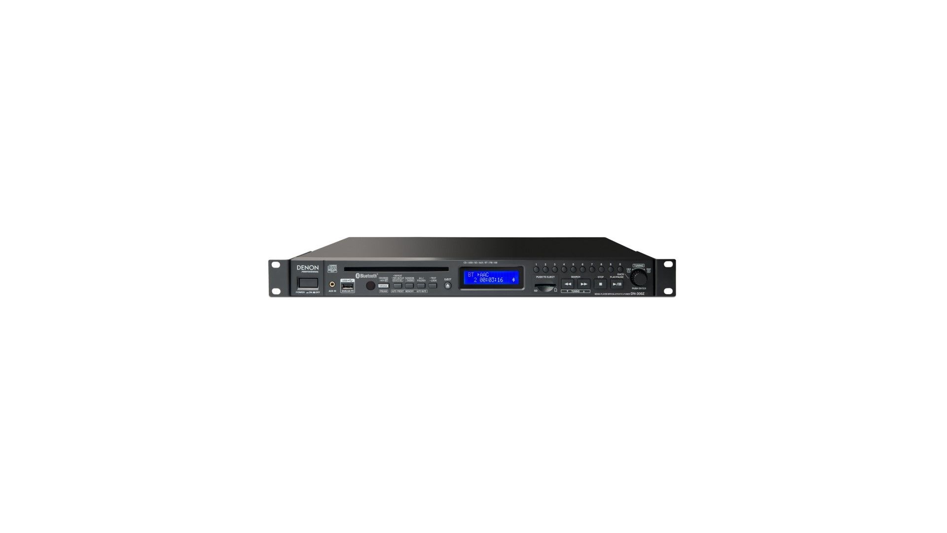 DN300Z CD/Media Player with Bluetooth®/USB/SD/Aux and AM/FM Tuner Denon