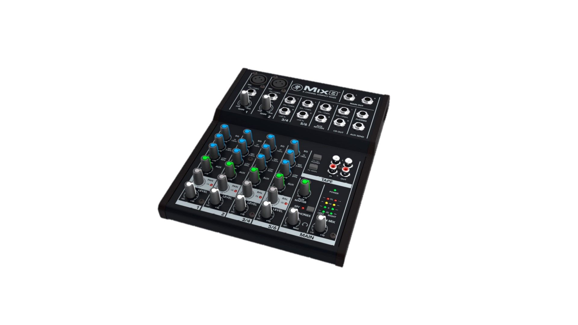 美品・おまけ付き　Mackie Mix8 COMPACT MIXER Mackie - Mix8 8ch Mixer – Steve's Music Store