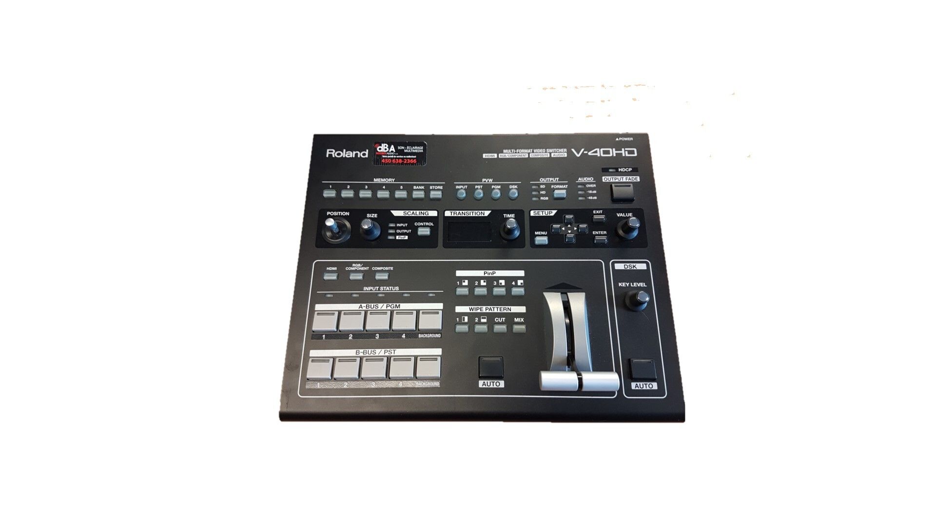 Roland　V-40HD V-40HD Video Switcher Roland Used